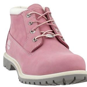 Pink Waterproof Timberlands